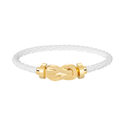 [⭐⭐JeweliWhal]CHANCE GROSSES 8-FIGUREN-ARMBAND MIT SCHNALLE OHNE DIAMANTEN GOLD