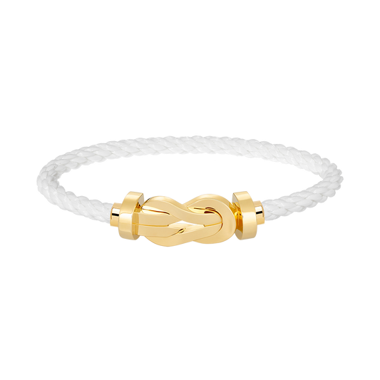[⭐⭐JeweliWhal]CHANCE LARGE 8 FIGURE BUCKLE NO DIAMOND BRACELET GOLD
