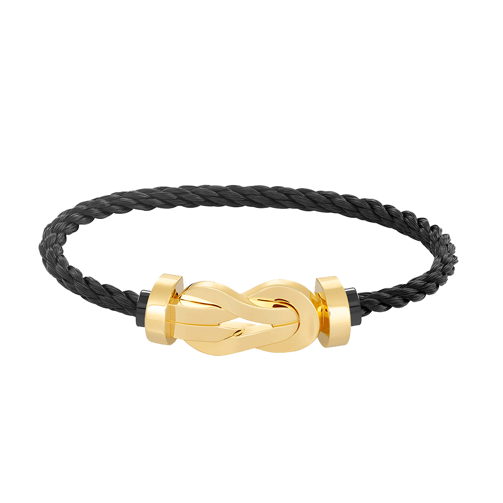 [⭐⭐JeweliWhal]CHANCE GROSSES 8-FIGUREN-ARMBAND MIT SCHNALLE OHNE DIAMANTEN GOLD
