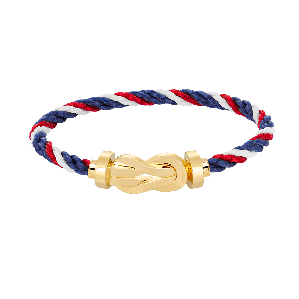 [⭐⭐JeweliWhal]CHANCE GROSSES 8-FIGUREN-ARMBAND MIT SCHNALLE OHNE DIAMANTEN GOLD