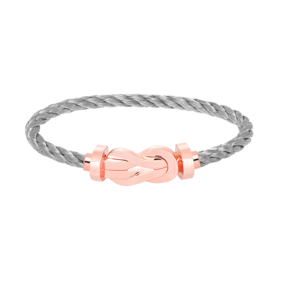 [⭐⭐JeweliWhal]CHANCE LARGE 8 FIGURE BUCKLE NO DIAMOND BRACELET ROSE GOLD