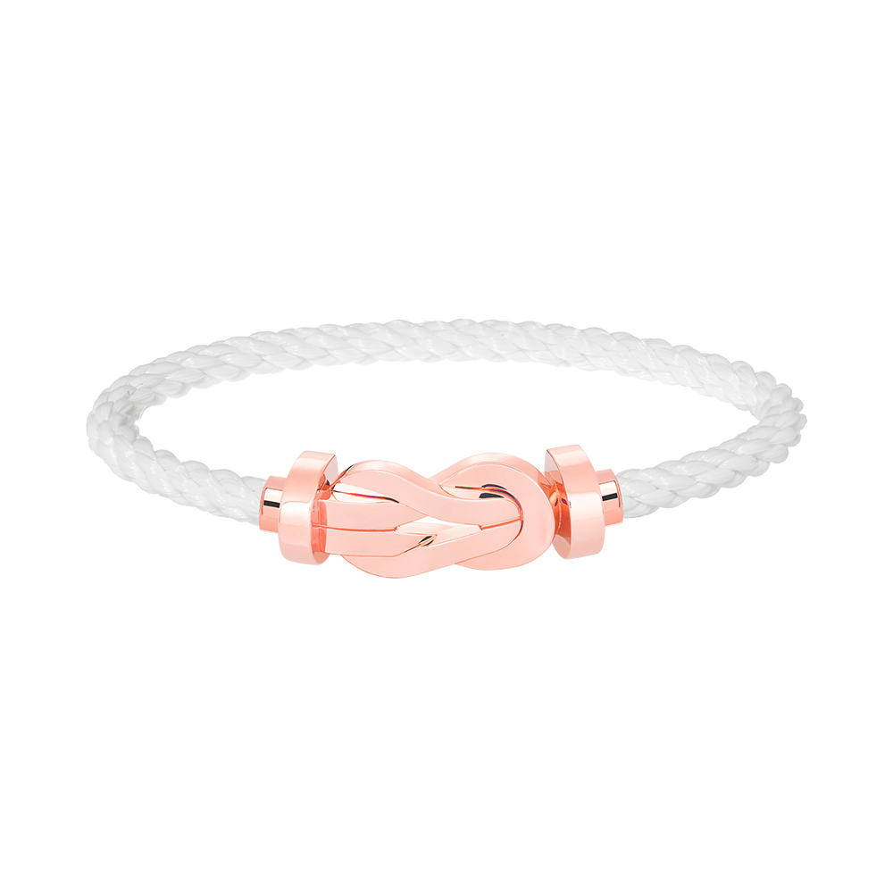 [⭐⭐JeweliWhal]CHANCE LARGE 8 FIGURE BUCKLE NO DIAMOND BRACELET ROSE GOLD
