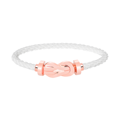 [⭐⭐JeweliWhal]CHANCE LARGE 8 FIGURE BUCKLE NO DIAMOND BRACELET ROSE GOLD