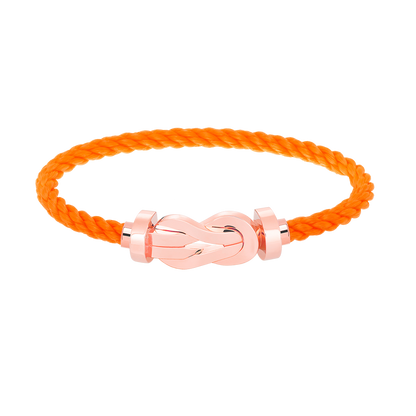 [⭐⭐JeweliWhal]CHANCE LARGE 8 FIGURE BUCKLE NO DIAMOND BRACELET ROSE GOLD