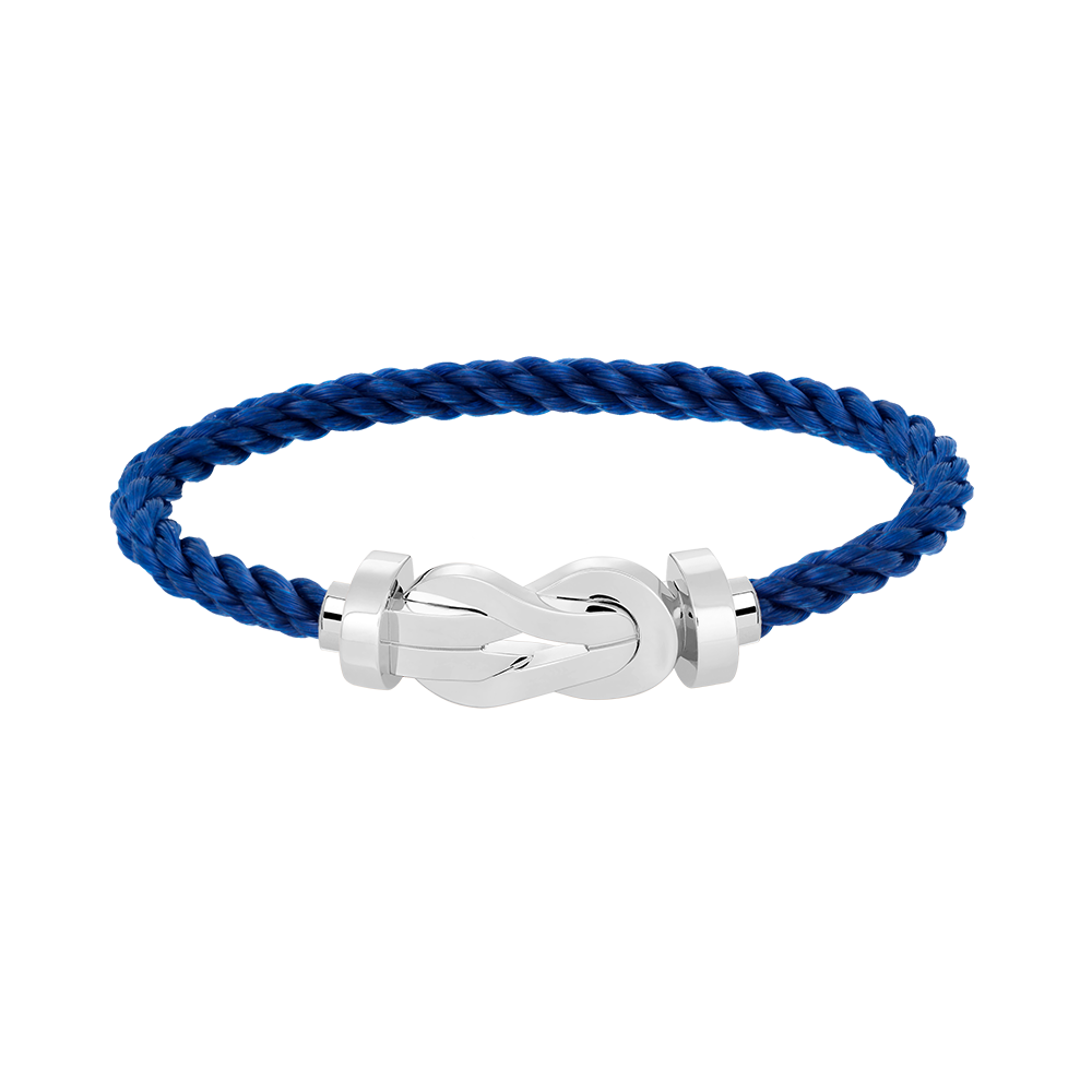 [⭐⭐JeweliWhal]CHANCE GROSSES SCHNALLEN-ARMBAND MIT 8 FIGUREN OHNE DIAMANTEN SILBER