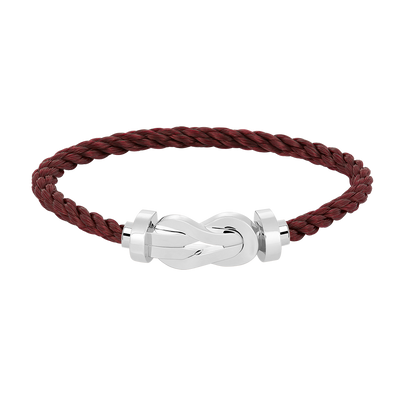 [⭐⭐JeweliWhal]CHANCE GROSSES SCHNALLEN-ARMBAND MIT 8 FIGUREN OHNE DIAMANTEN SILBER