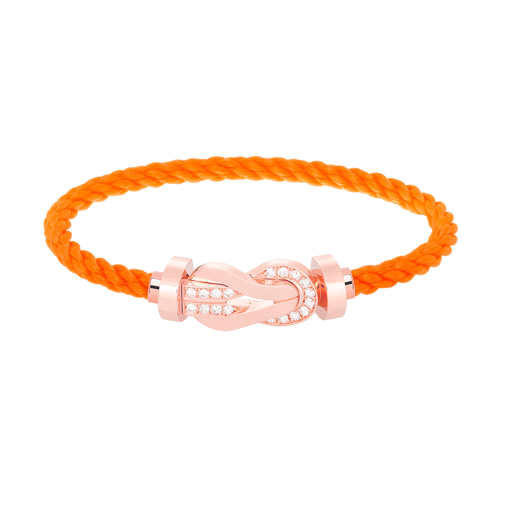 [⭐⭐JeweliWhal]CHANCE GROSSES 8-FIGUREN-ARMBAND MIT HALBDIAMANT-SCHNALLE ROSÉGOLD