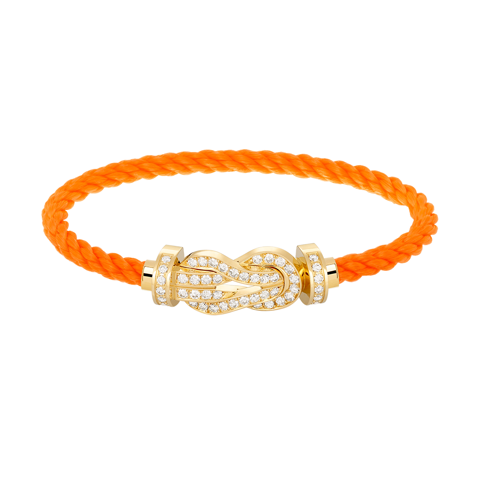 [⭐⭐JeweliWhal]CHANCE GROSSES 8-FIGUREN-SCHNALLEN-ARMBAND MIT VOLLBESATZ GOLD