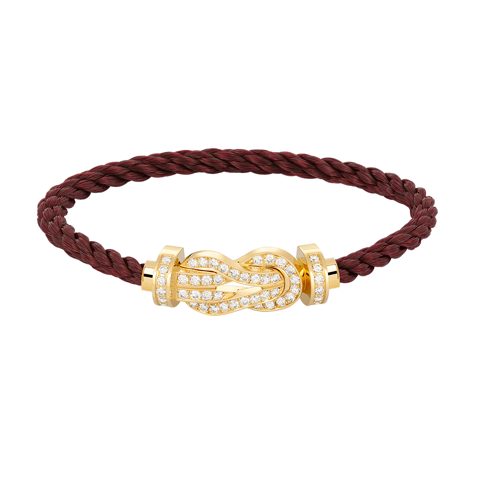 [⭐⭐JeweliWhal]CHANCE GROSSES 8-FIGUREN-SCHNALLEN-ARMBAND MIT VOLLBESATZ GOLD