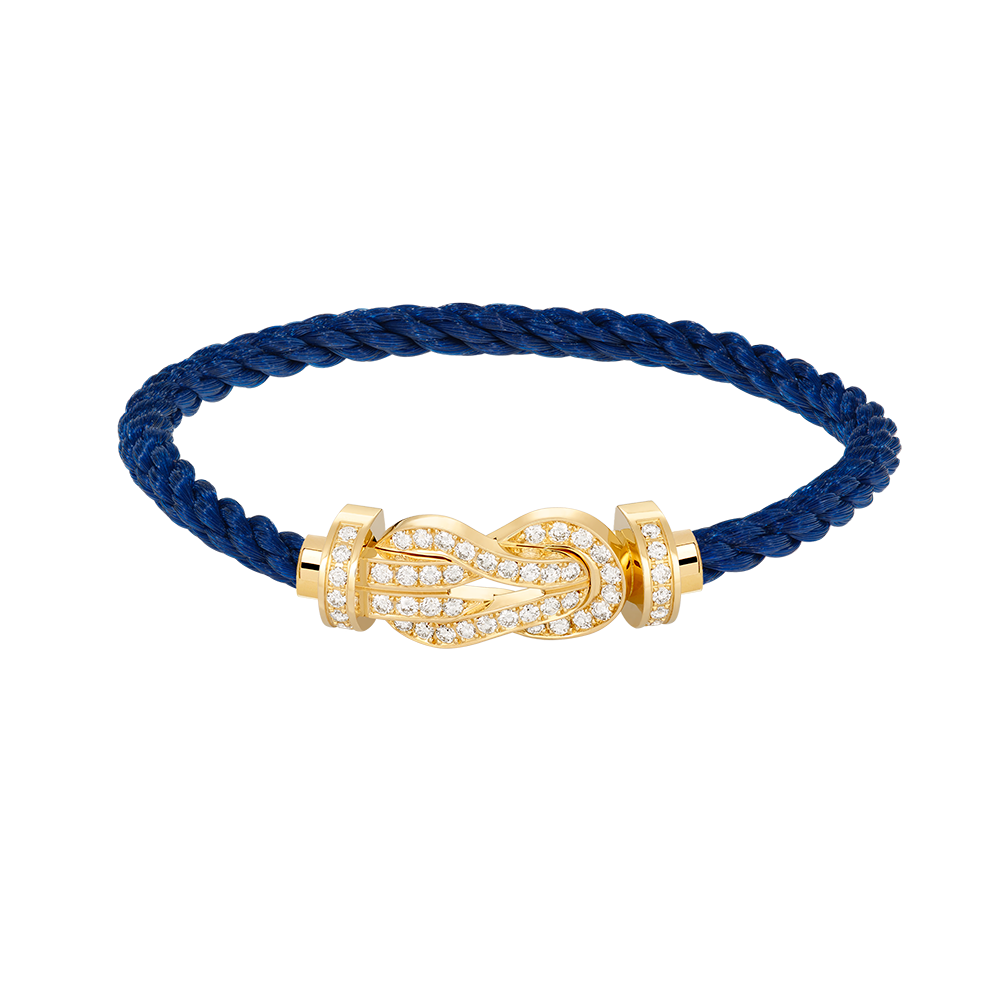 [⭐⭐JeweliWhal]CHANCE GROSSES 8-FIGUREN-SCHNALLEN-ARMBAND MIT VOLLBESATZ GOLD