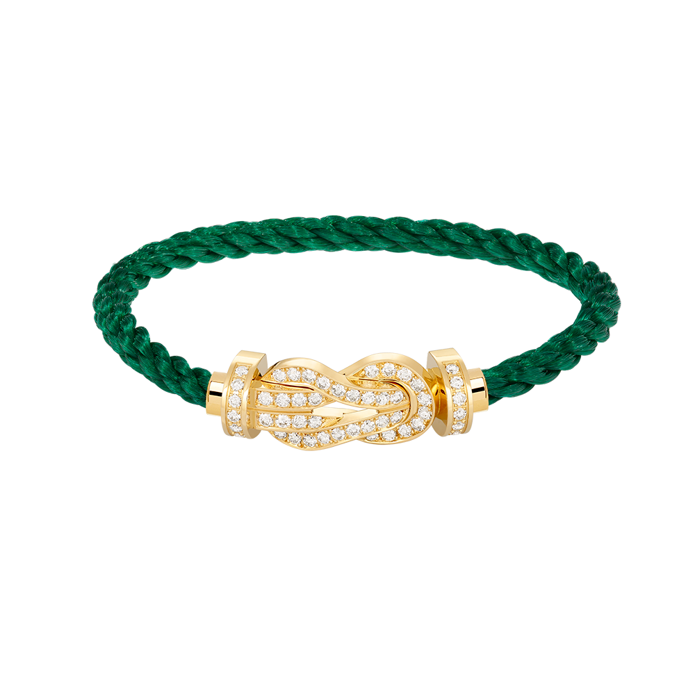 [⭐⭐JeweliWhal]CHANCE GROSSES 8-FIGUREN-SCHNALLEN-ARMBAND MIT VOLLBESATZ GOLD