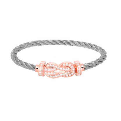[⭐⭐JeweliWhal]CHANCE GROSSES 8-FIGUREN-ARMBAND MIT VOLL-DIAMANTBESATZ ROSÉGOLD