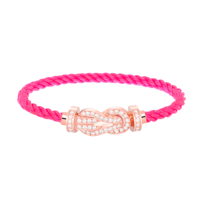 [⭐⭐JeweliWhal]CHANCE GROSSES 8-FIGUREN-ARMBAND MIT VOLL-DIAMANTBESATZ ROSÉGOLD