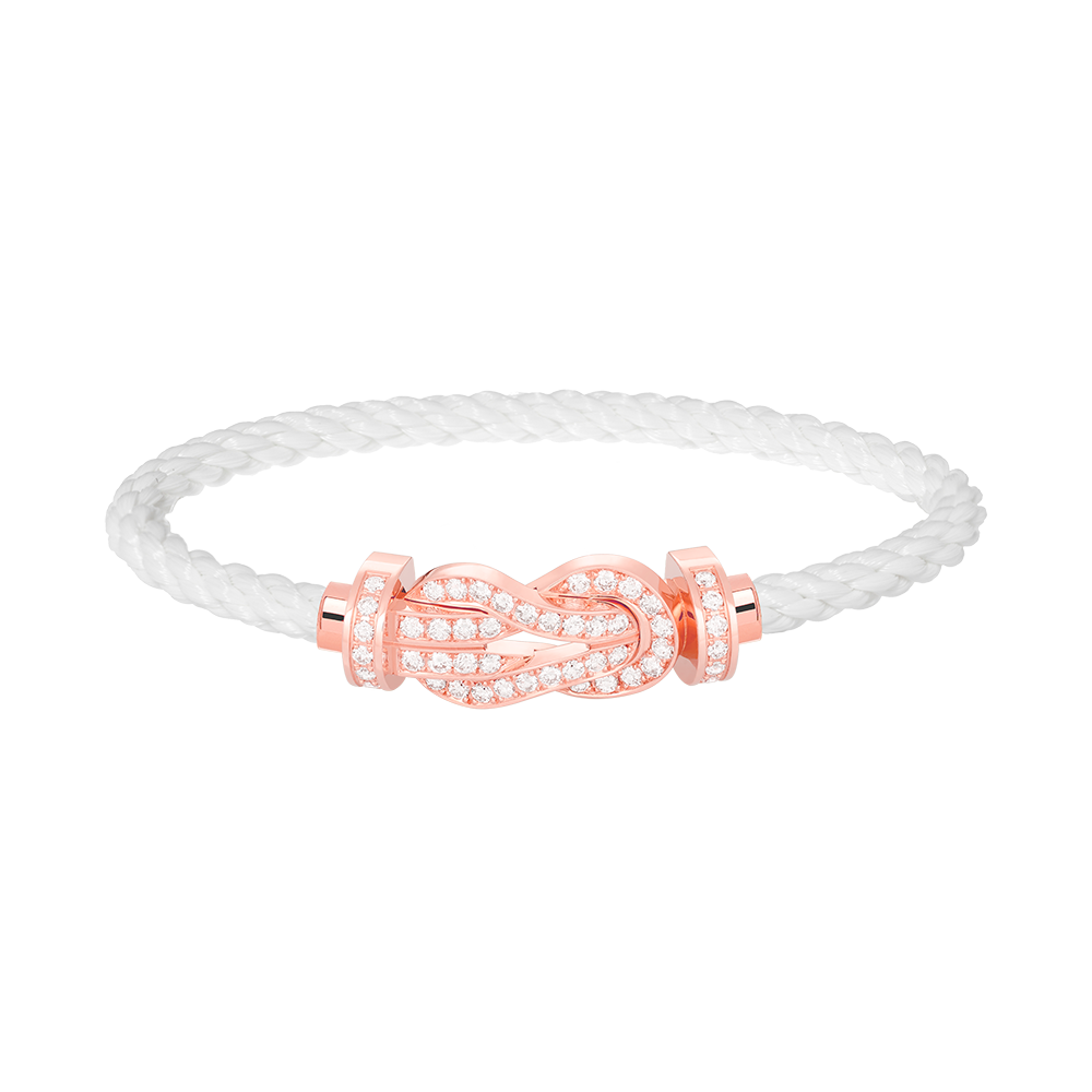 [⭐⭐JeweliWhal]CHANCE GROSSES 8-FIGUREN-ARMBAND MIT VOLL-DIAMANTBESATZ ROSÉGOLD