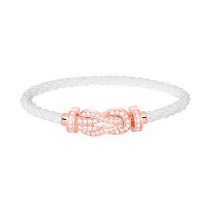 [⭐⭐JeweliWhal]CHANCE GROSSES 8-FIGUREN-ARMBAND MIT VOLL-DIAMANTBESATZ ROSÉGOLD