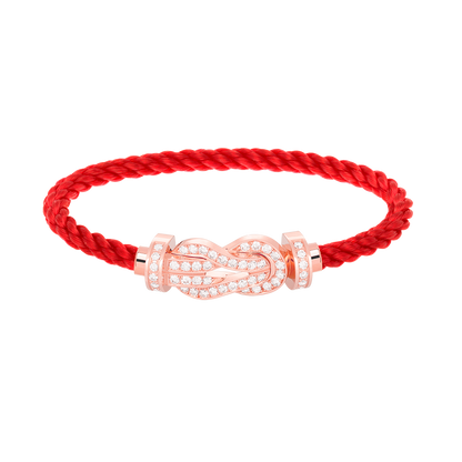 [⭐⭐JeweliWhal]CHANCE GROSSES 8-FIGUREN-ARMBAND MIT VOLL-DIAMANTBESATZ ROSÉGOLD