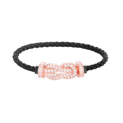 [⭐⭐JeweliWhal]CHANCE GROSSES 8-FIGUREN-ARMBAND MIT VOLL-DIAMANTBESATZ ROSÉGOLD