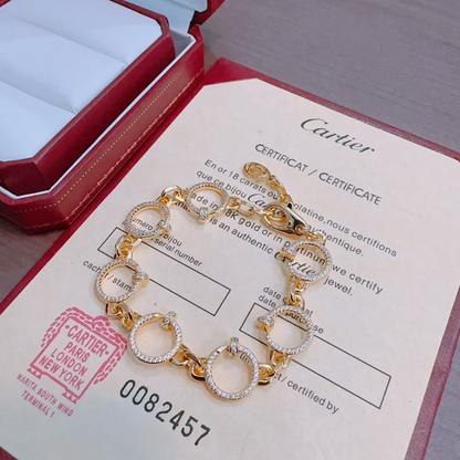 [⭐⭐JeweliWhal Jewelry] LOVE&JUSTE BRACELET DIAMONDS