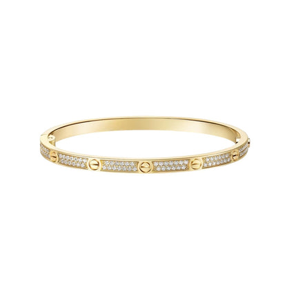 [⭐⭐JeweliWhal]LOVE BRACELET 3.65MM DIAMOND-PAVED