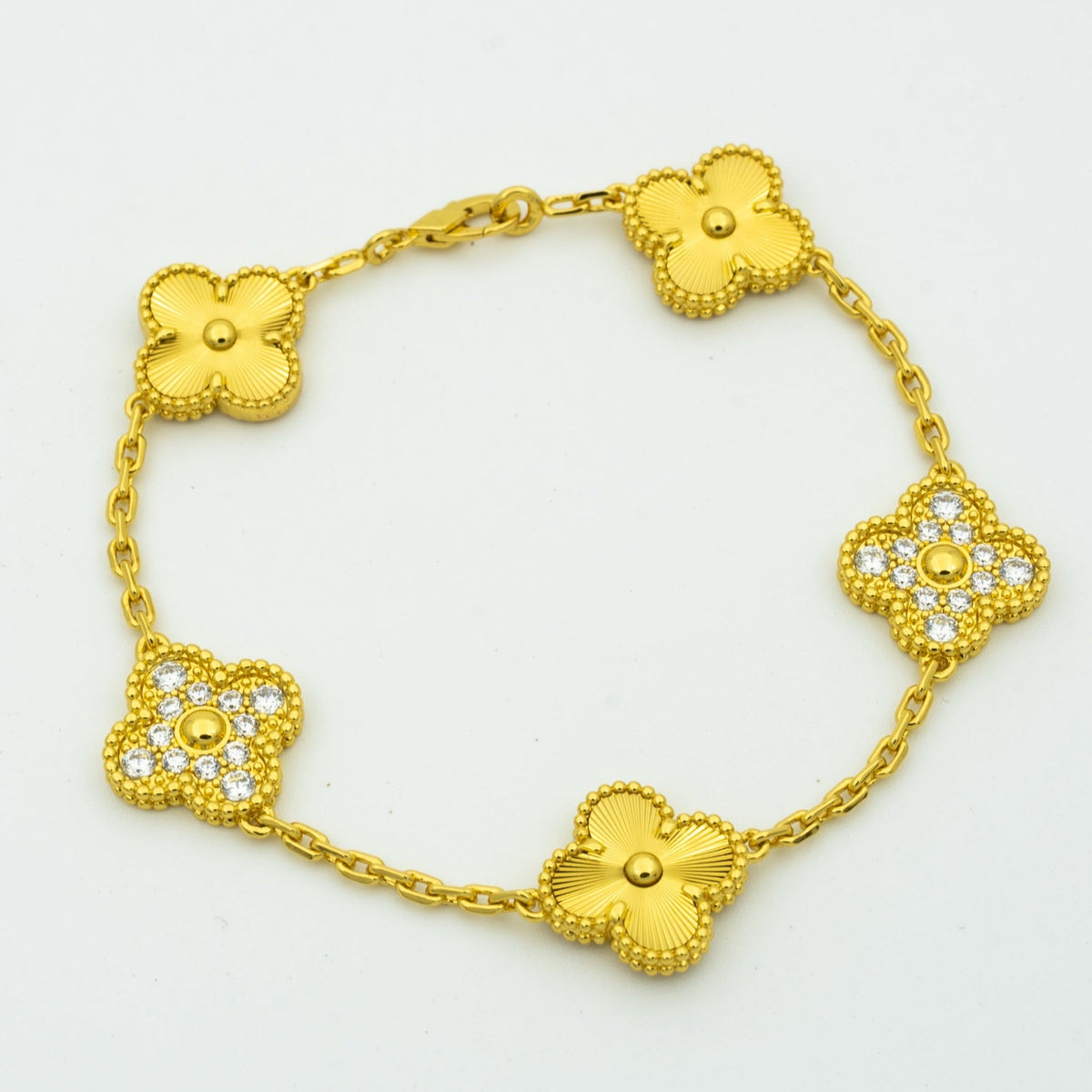 [⭐⭐JeweliWhal] CLOVER 5 MOTIF LASER BRACELET COLLECTION