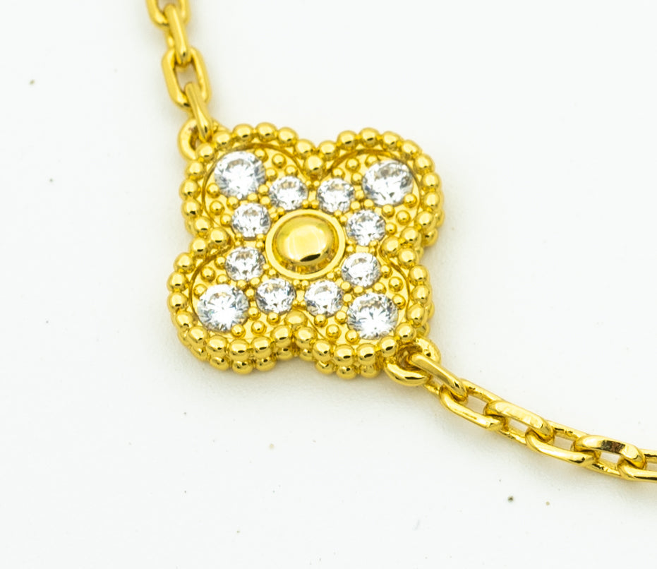 [⭐⭐JeweliWhal] CLOVER 5 MOTIF LASER BRACELET COLLECTION