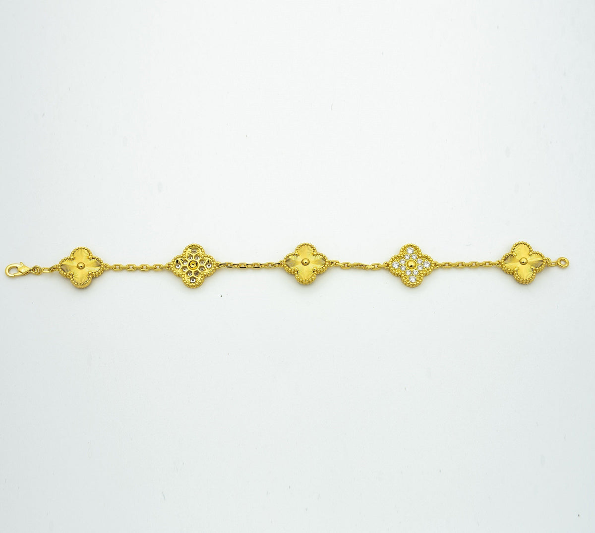 [⭐⭐JeweliWhal] CLOVER 5 MOTIF LASER BRACELET COLLECTION