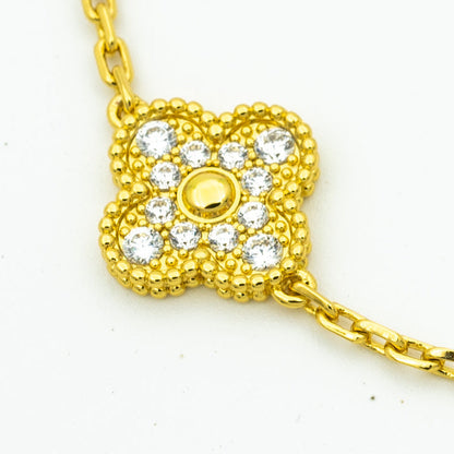 [⭐⭐JeweliWhal] CLOVER 5 MOTIF LASER BRACELET COLLECTION