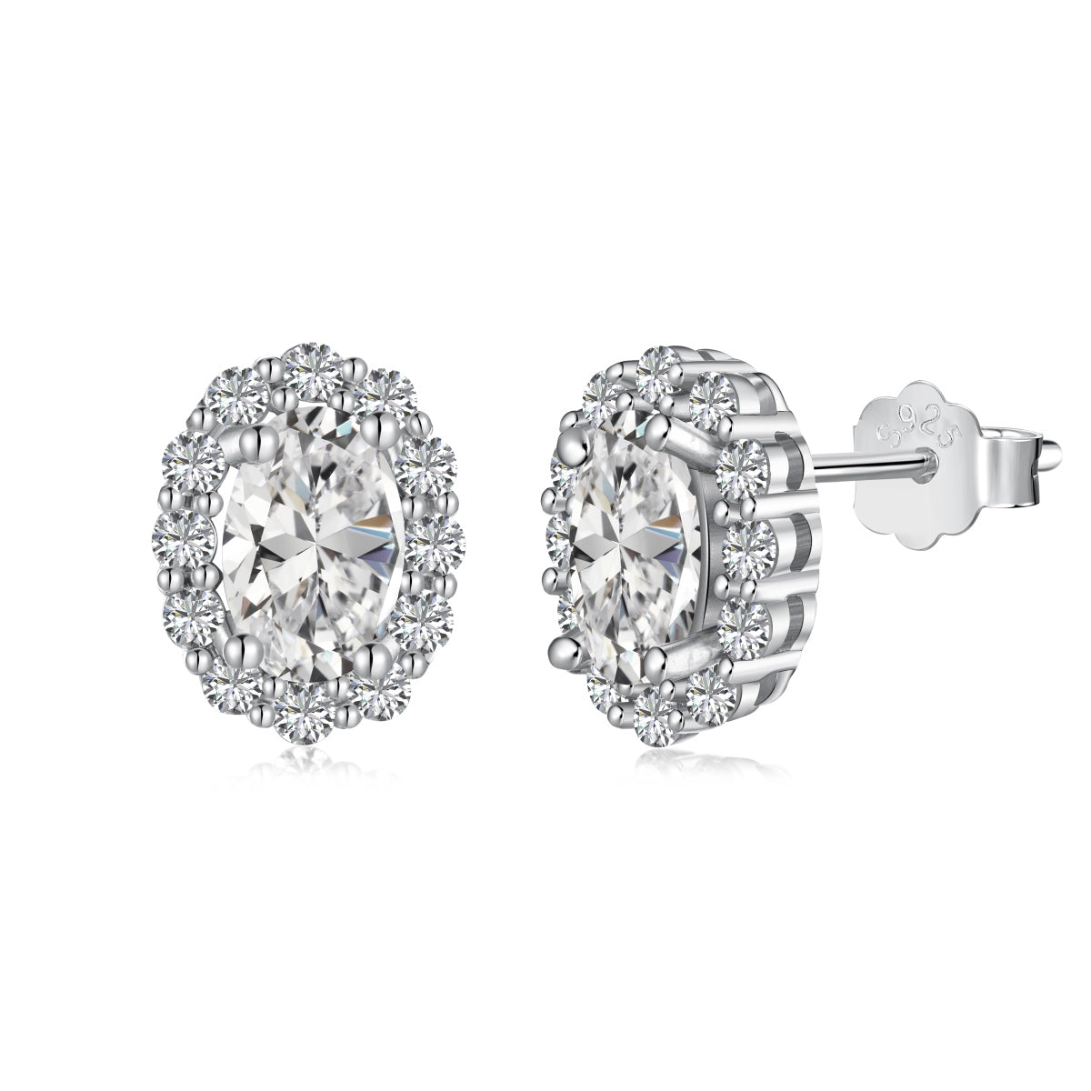 [Manual]Delicate Unique Oval Cut Daily Earrings
