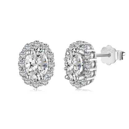 [Manual]Delicate Unique Oval Cut Daily Earrings