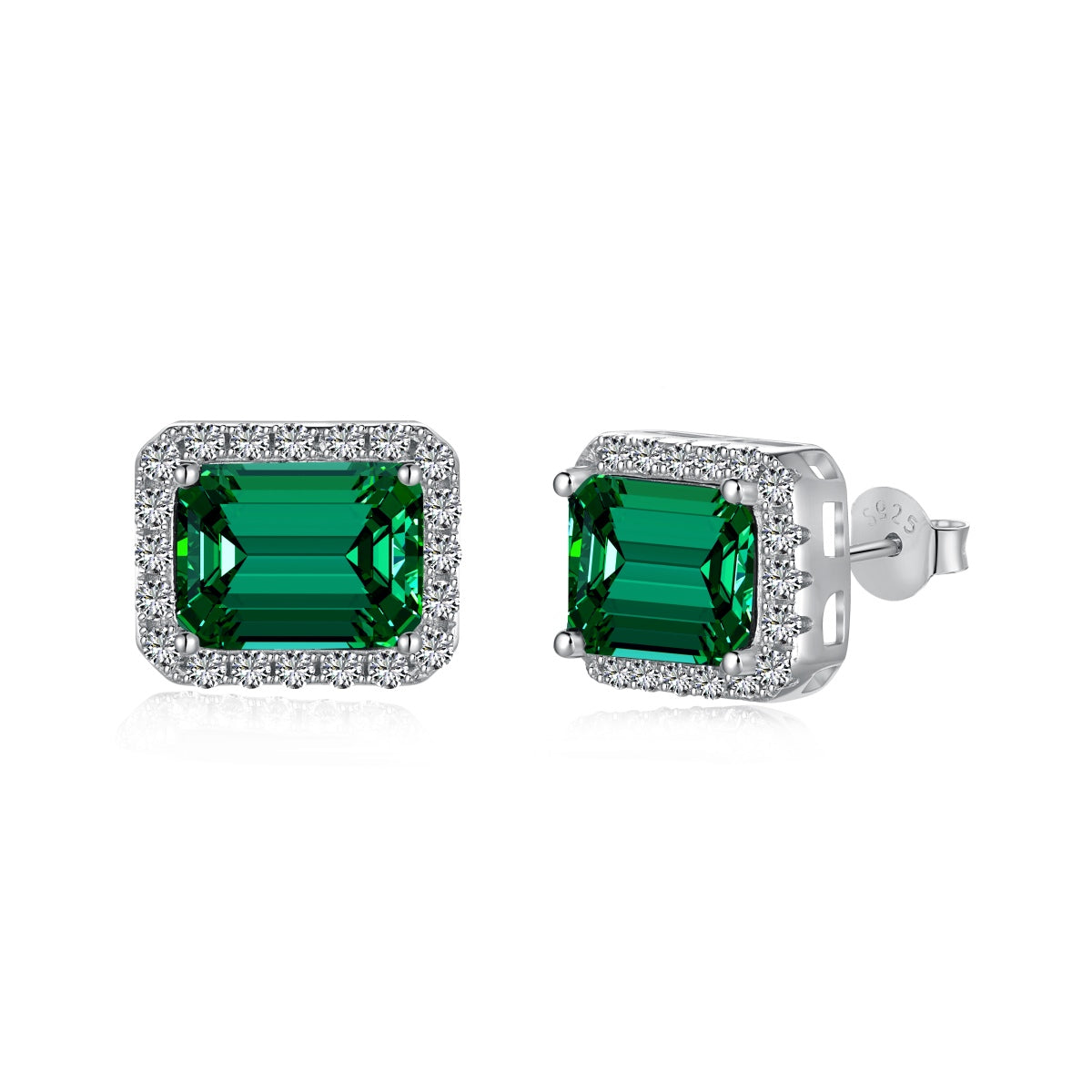 [Manual]Luxurious Dainty Emerald Cut Banquet Earrings