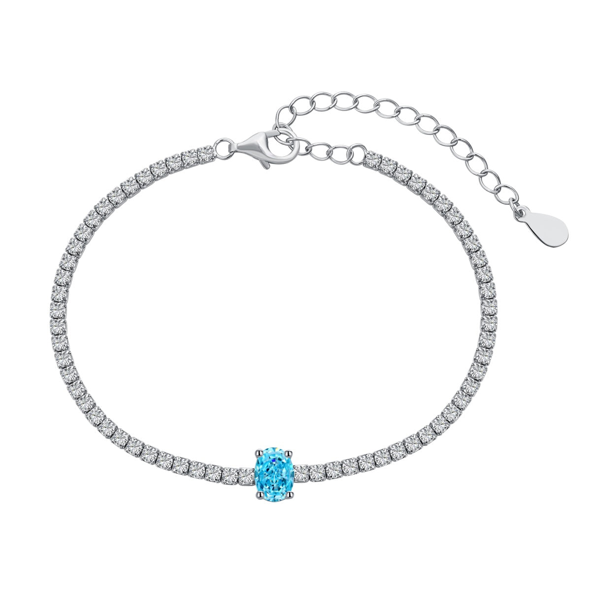 [Manual]0.75 Carat Exquisite Oval Cut Daily Bracelet