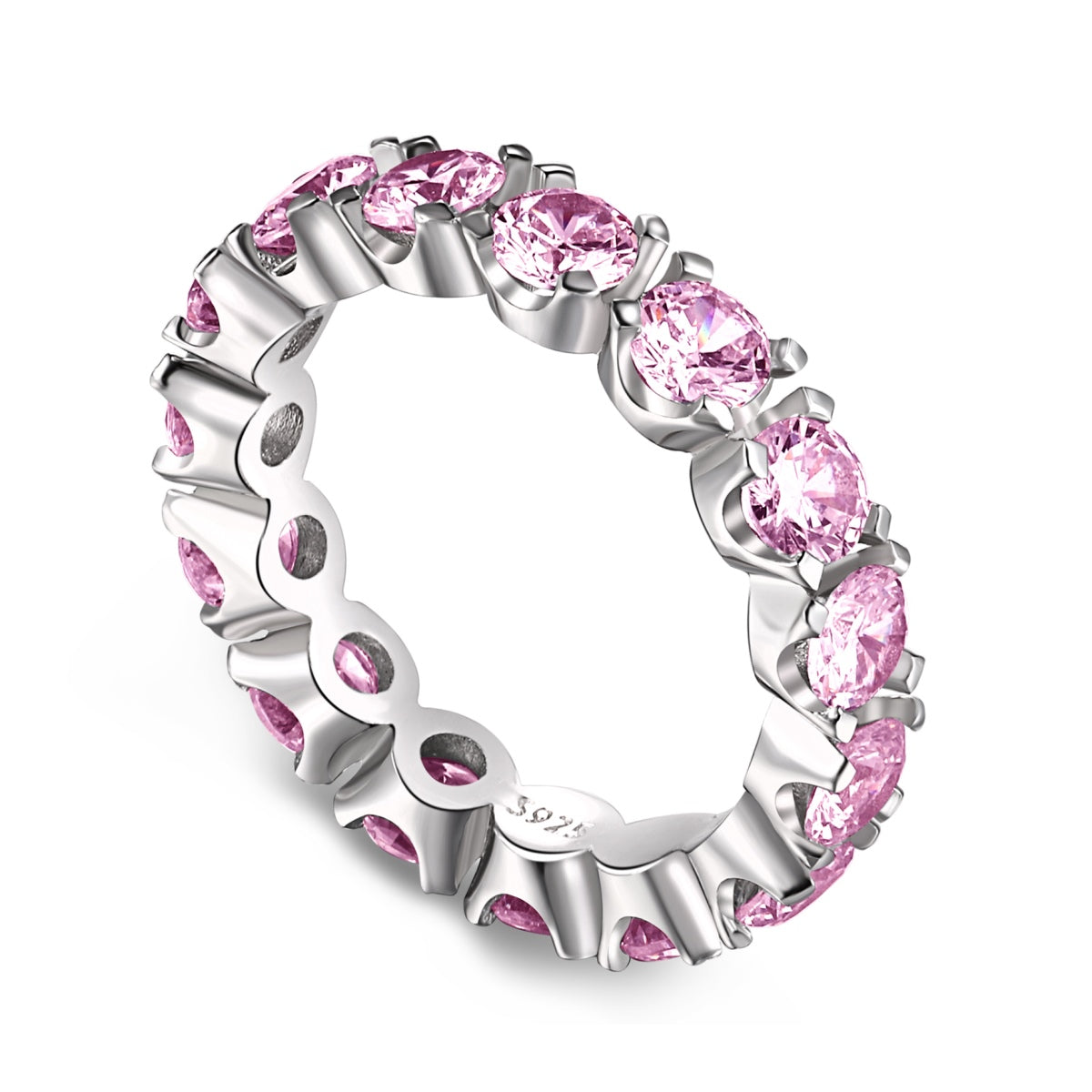 [Manual]Eternity Round Cut Tennis Ring