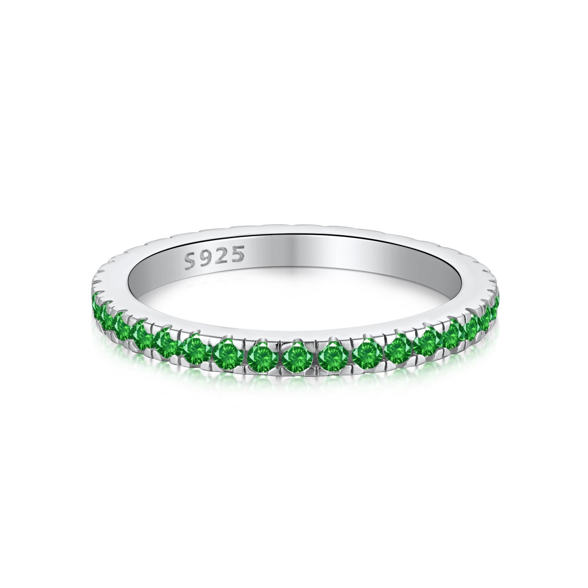 [Manual]Delicate Sparkling Round Cut Daily Ring