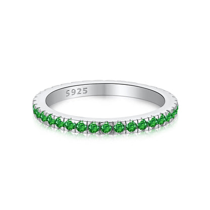[Manual]Delicate Sparkling Round Cut Daily Ring
