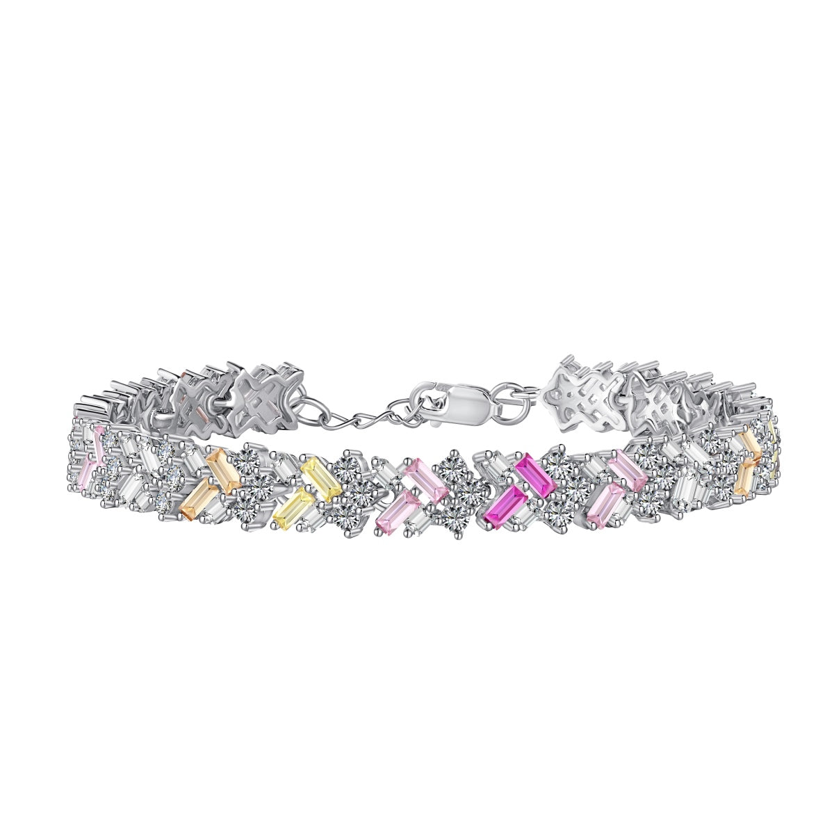 [Manual]Dazzling Unique Multi Shape Daily Bracelet