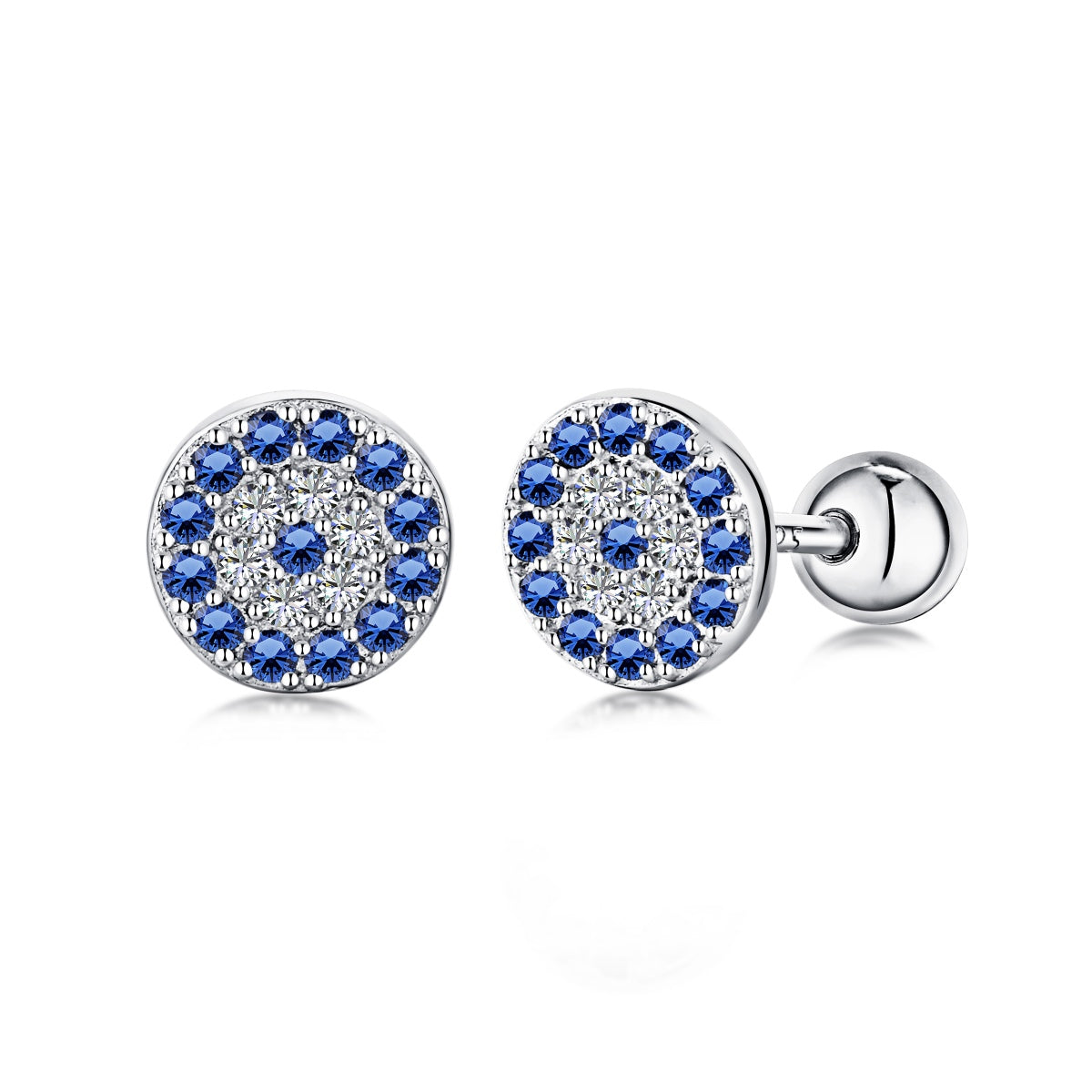 [Manual]Devil's Eye Ear Bone Nail Earrings