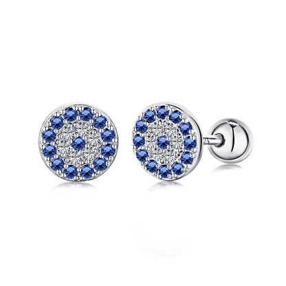 [Manual]Devil's Eye Ear Bone Nail Earrings