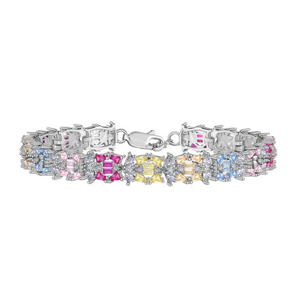 [Manual]Delicate Colorful Multi Cut Party Bracelet