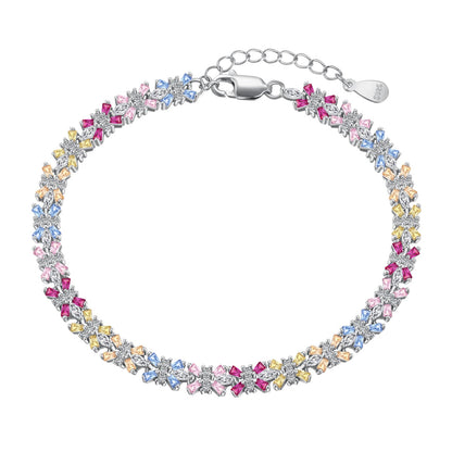 [Manual]Radiant Colorful Emerald Cut Party Bracelet