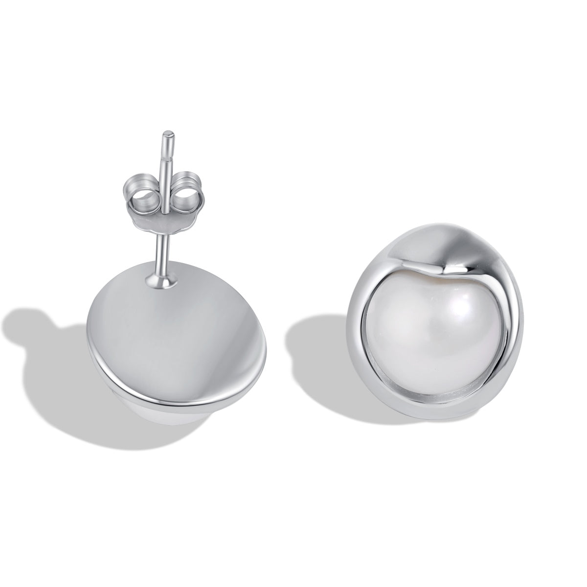 [Manual]Dainty Bread Pearl Earrings