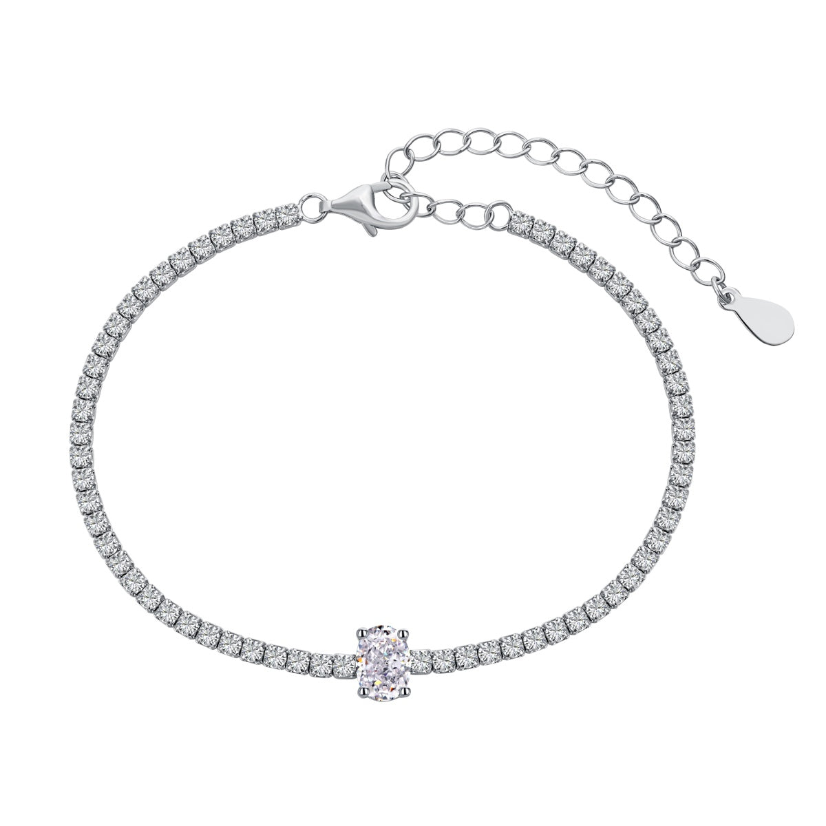 [Manual]0.75 Carat Exquisite Oval Cut Daily Bracelet