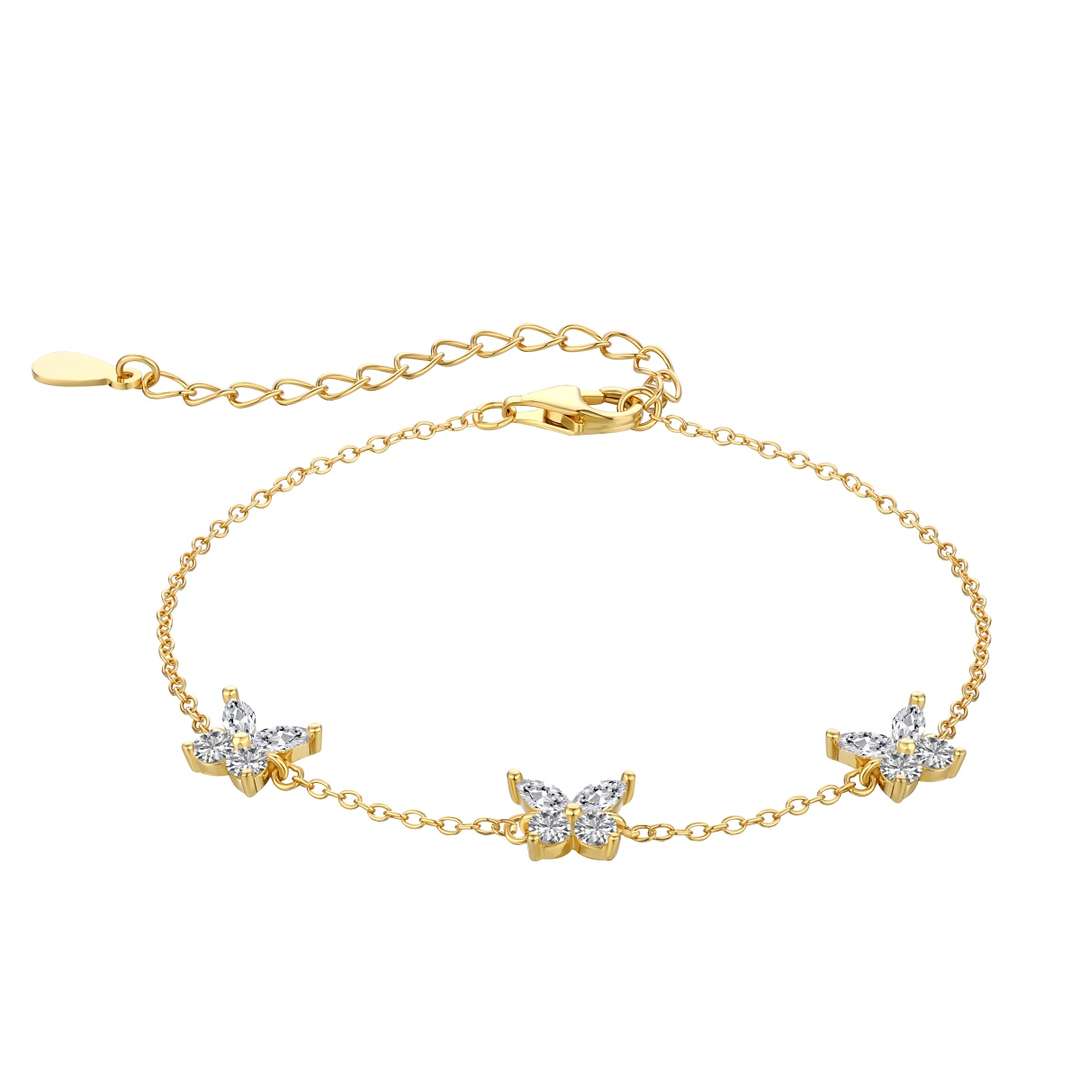 [Manual]Radiant Butterfly Shape Necklace