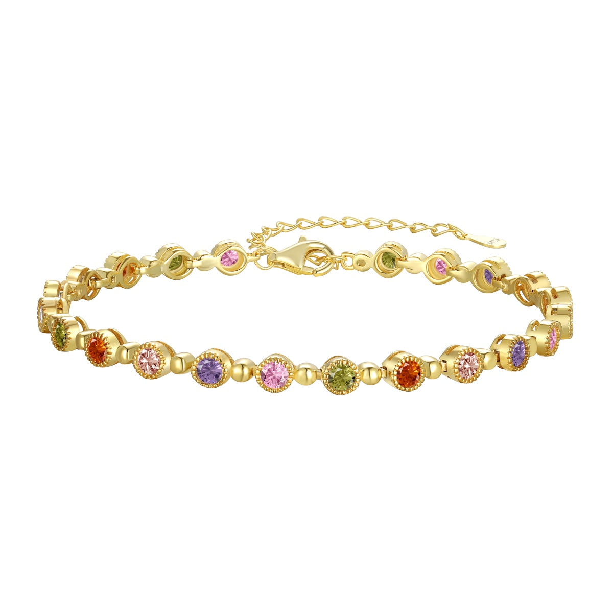 [Manual]Sparkling Exquisite Round Cut Party Bracelet