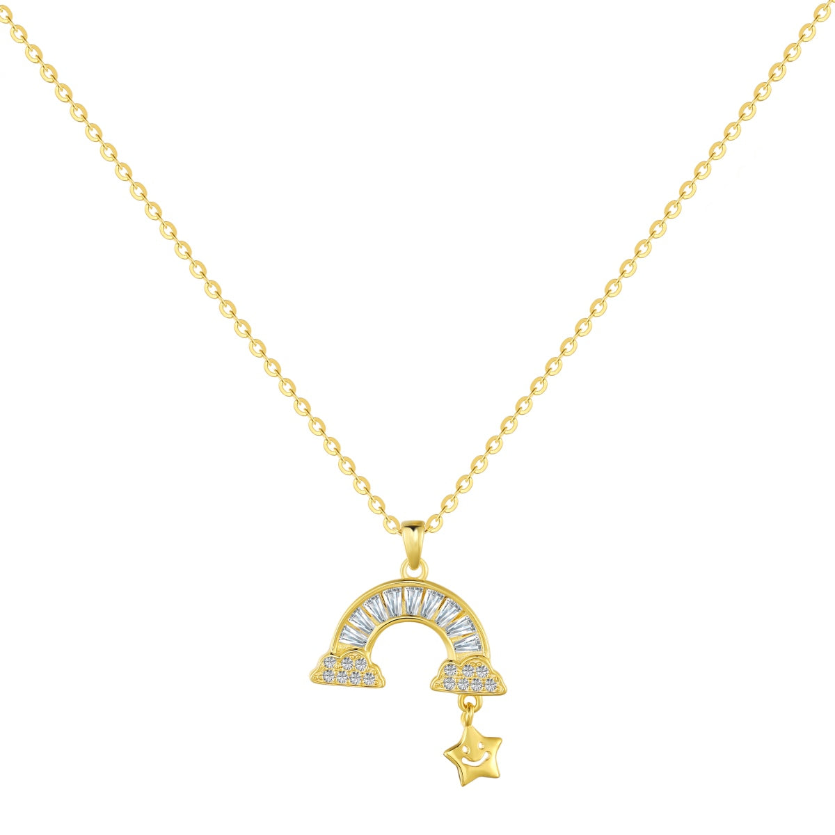 [Manual]Unique Rainbow Star Necklace