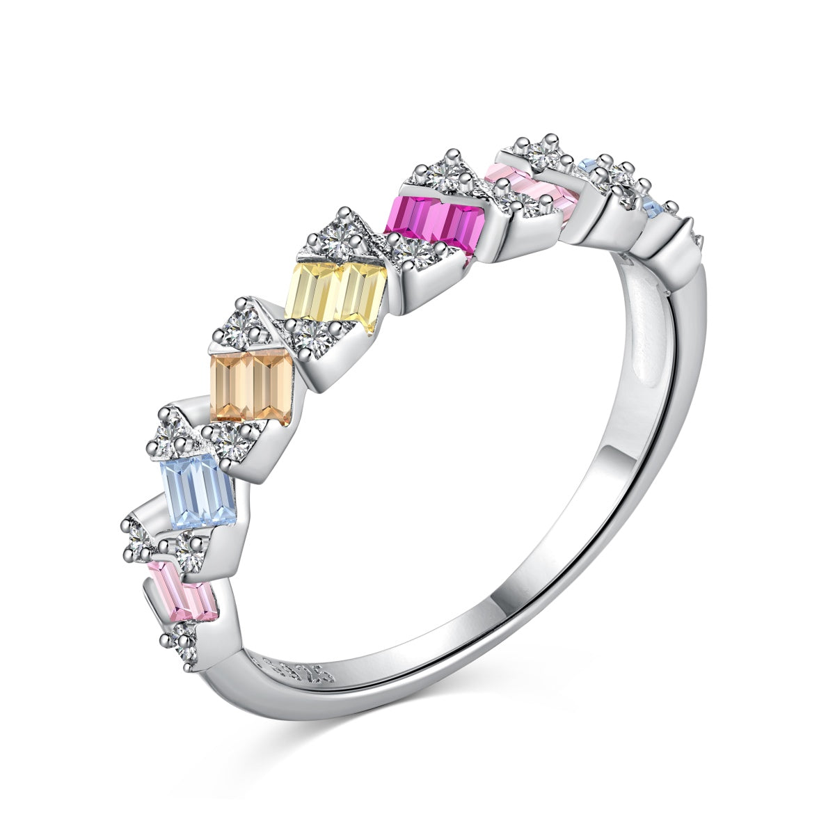 [Manual]Delicate Vibrant Emerald Cut Daily Ring