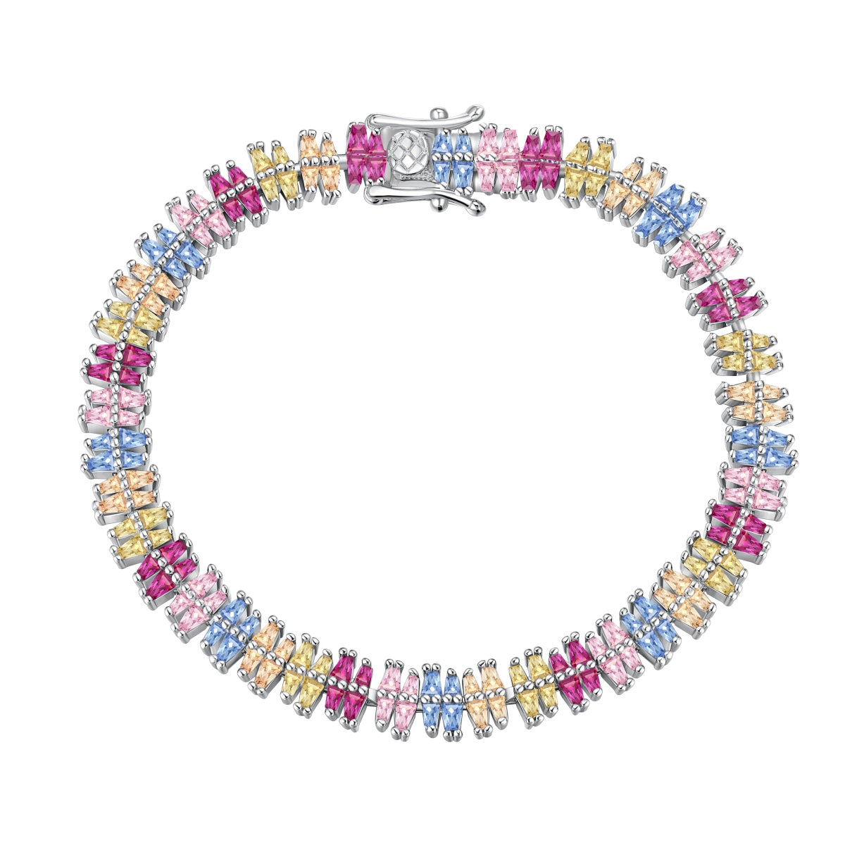 [Manual]Sparkling Exquisite Multi Cut Party Bracelet