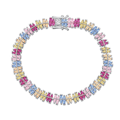 [Manual]Sparkling Exquisite Multi Cut Party Bracelet