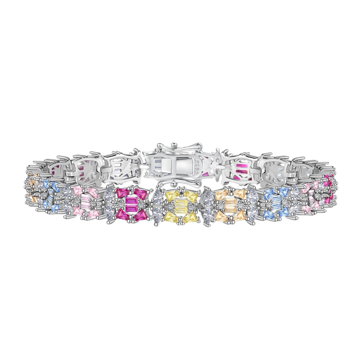 [Manual]Delicate Colorful Multi Cut Party Bracelet