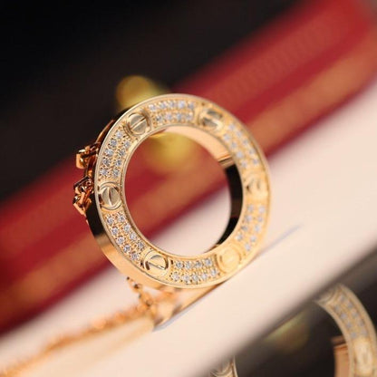 [⭐⭐JeweliWhal]LIEBESKETTE VERSTELLBAR ROSEGOLD