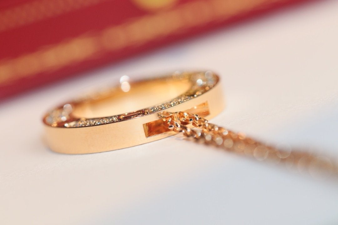 [⭐⭐JeweliWhal]LIEBESKETTE VERSTELLBAR ROSEGOLD